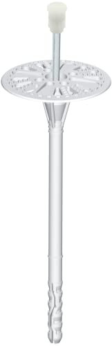 KLIMAS Cheville d'isolation à frapper avec clou métal - faible profondeur ancrage 8 x 215 - Boîte de 100 - Cheville fixation
