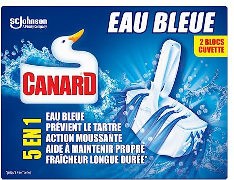 Canard Wc Eau Bleue - Bloc Wc Colorant 5en1-2 Blocs