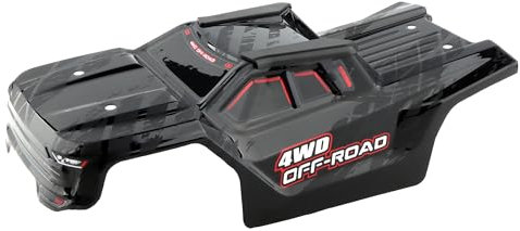 GDOOL H14BM RC Car Car Shell Body Shell Cover 1430D1 Accessories Spare Parts Compatible with Hyper Go H14BM 14210 JC14EP HP141 HP141S 1:14 Brushless RC Trucks Vehicle (Black)