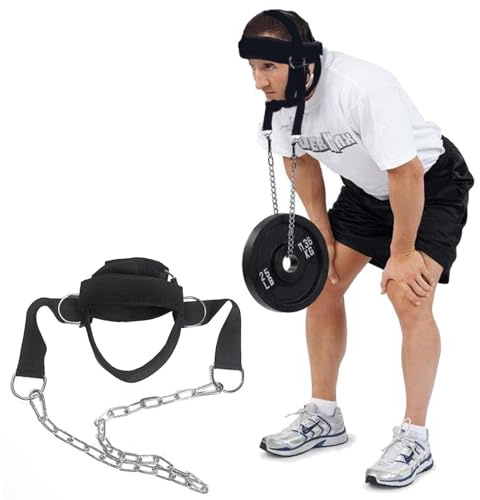 Neck Trainer Neck Training – Neck Harness Für Kraftsport Und Kampfsport, Dreifache Schultergurte Mit Gepolsterten Und Verstellbaren Trägern Für Boxen Und Fitnessstudio