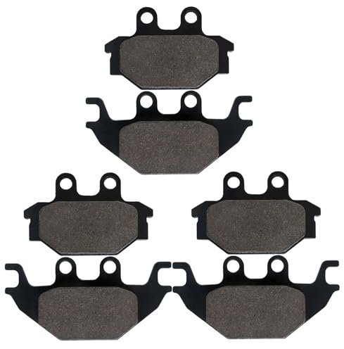 Yerbay Bremsbeläge vorne/hinten für SYM Quadlander 300 2007-2010 / KYMCO MXU 250 R 2012 2013 / MXU 300 2005-2014 / MXU 300 R 2010-2013