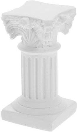 Cabilock Mini Roman Column Statue 6.5cm Pillar Decor for Home Desk Boys and Girls Room