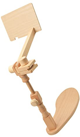 NUOBESTY 1stück Verstellbarer Holzstickrahmen Aus Buchenholz Für Kreuzstich Und Handarbeit Stabiler Stand Einfach Zu Montieren Und Tragbar Geeignet Für Tischnutzung Und Projekte