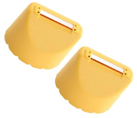 Cabilock 2pièces Éplucheurs De Cuisine Acier Lot de Éplucheurs pour Fruits Et Légumes Couleur Jaune Faciles à Utiliser