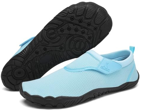 Mishansha Chaussures de Plage Homme Femme | Respirant, Séchage Rapide, Chaussures d'eau