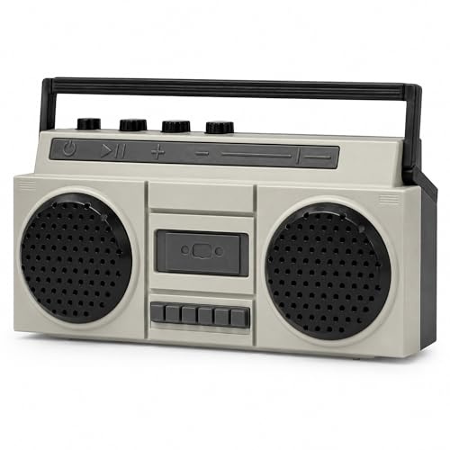 Mini enceinte sans fil ultra compacte – Rechargeable – Son portable avec poignée pivotante – Audio fort et clair, chargement USB, pour enfants et adultes