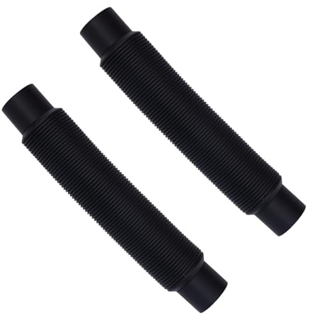 2pcs Rain Barrel Hose Connector, 1.25 D Stretchable Downspout Diverter Adapter Link 2 Rain Water Barrels for Outdoor Garden Home Use Storage More Rainwater