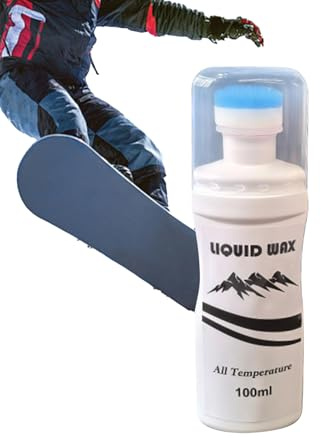 Skate Wax – Skizubehör für alle Temperaturen, 100 ml, langanhaltendes flüssiges Skiwachs – Snowboarden, Outdoor, kaltes Wetter, Bergwege, Snowpark, Abenteuer, Athleten, Snowboarder, Skifahrer