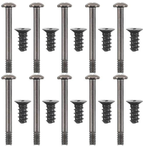 VERDANVERSE Set 200 Viti in Ferro per Ventole Pc, Lunghe 31 Mm e Corte 10 Mm, Viti Nere Autofilettanti per Montaggio Case e Radiatori, Compatibili Ventole Atx e Micro Atx, Kit