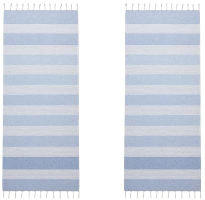 BOSKIMO Toalla de Playa Grande XXL Pack de 2 - Toalla Pareo Gigante 180x200 cm para 2 Personas, Ligera y de Secado Rápido - Manta de Playa Antiarena para Piscina, Picnic y Viaje