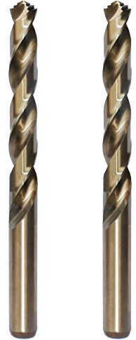 STROTON M42 8％ Cobalt Twist Drill Bits (11mm x 2PCS) for Stainless Steel and Hard Metal
