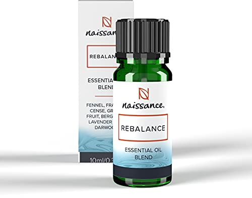 Naissance Rebalance Aromatherapie BIO Ätherisches Öl zur Spannungsabbau 10ml - Naturkosmetik Duftöl zur Muskelentspannung Entspannung - Für Aroma Diffusor Weihrauch Grapefruit Bergamotte Lavendel