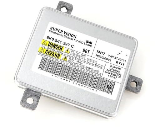 BIOLU Kompatibel Mit A3 A4 A5 A6 A7 A8 Q5 Q7 8K0941597C W003T20171 8K0.941.597.C Auto-Scheinwerferstabilisator HID-Xenon-Vorschaltgerät HID Vorschaltgerät