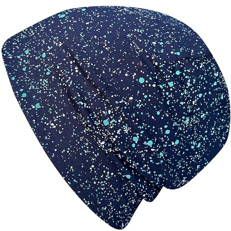 Wollhuhn Kinder Beanie Mütze Shorties Handmade in Germany - Wendbar Zweilagig Baumwolle - Für Mädchen Jungs Ganzjährig - Cool Und Lässig