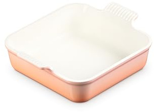 Le Creuset Heritage Backform, quadratisch, 3 l, Peche