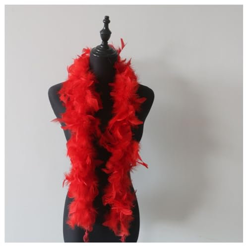 Rockreyoa Federboa Truthahnfedern Boa Flauschige Türkei Federn Schal Federschal Girlande Stola, 20er Jahre, Gatsby, für Cosplay, Karneval Party,Bühnenshows, Kostüm Party Style 3 6m