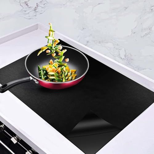 52 x 61 cm Protector Placa Induccion Tapete Inducción, Cubierta de Mesa de Cocción Eléctrica, Alfombrilla Protectora para Placa Inducción, Tapete Silicona Inducción, Tapete Placa Cocina de Inducción