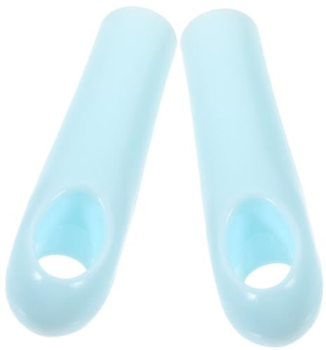 HIAKDOFT 2pcs Broom Grip Replacement Handle Caps Durable End Caps for Broom Handles Comfortable Grip for Enhanced Control Easy to Install for Cleaning Tasks