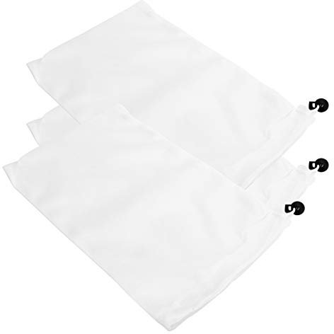 Herramienta de Limpieza de la Piscina Bolsa de Basura de Hoja de Malla Fina para Aspiradora de Piscina con Pelusa de Alta Densidad, Función Especial de Cremallera, para