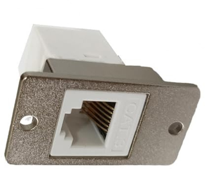 Asukohu Cave telefoniche RJ12 6p6c Pannello Mount con contatti placcati in oro per sistemi di controllo industriali fissi