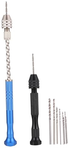 Taladro de Mano Joyería Mini Brocas 12 Piezas Acero para Precisión