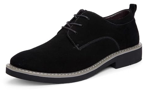 Generisch Scarpe da uomo comode per costumi tradizionali Laofers, eleganti Oktoberfest, outdoor, alla moda, per il tempo libero, moderne, leggere, in pelle, Nero , 37.5 EU