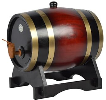 Vinfat – 1,5 L och 3 L dryckesbehållare, graveringsfärdig ale Keg | Dekorativ dryckesdispenser för grillsammankomster display tavern accent bröllop födelsedag festival mittpunkt