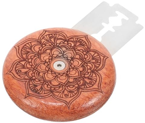 SUPVOX Set Taglia Pane in Legno Pregiato con 5 Lame di Ricambio, Utensile per Incidere e Modellare Impasto, Ergonomico e Portatile, per Pane Fatto in Casa e Panificazione Artigianale