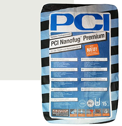 PCI Nanofug Premium 15kg Flexfugenm”rtel Nr. 16 Silbergrau