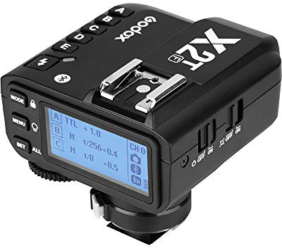 Godox X2T-F TTL Funkblitzauslöser 1 / 8000s HSS 2.4G Funkauslöser Kompatibel mit Fuji DSLR Kamera für Godox V1 TT350F AD200 AD200Pro