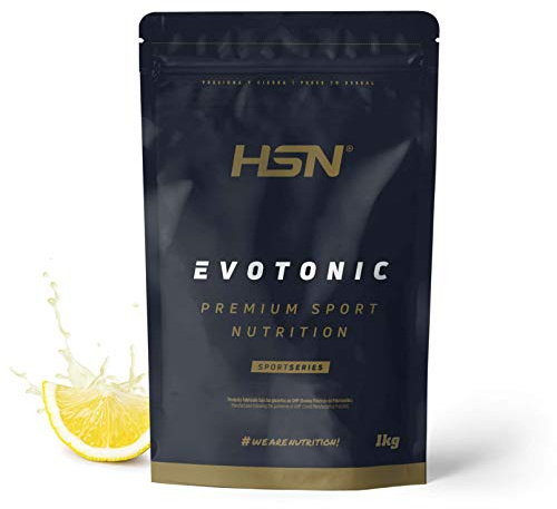 HSN Evotonic Bebida Isotónica en Polvo con Sabor | Limón 1Kg | Cluster Dextrin™ + Palatinose™ + PeptoPro® + BCAAs | No Incluye Dosificador | No-GMO, Vegetariano, Sin Gluten
