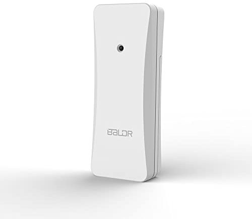 Konsen Capteur extérieur pour station météo, température extérieure et humidité sans fil 433 MHz, blanc