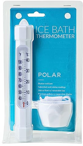 Polar Recovery Ice Bath Thermometer - Floating Water Thermometer, suitable for pools or hotubs. Polar Recovery enjoyed by 50,000 worldwide.