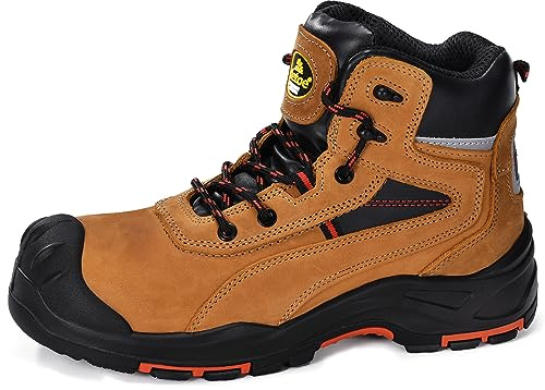 S3work chaussures homme / femme militaire, bottes de sécurité m - 8518, antistatique, imperméable à l'eau, cuir respirant, semelle intérieure confortable, embout de lunettes en fibre, plaque Kevlar