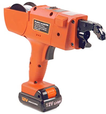 Bewehrungsverbinder Elektrische | Automatische 4500mAh Drahtbindegerät Rebar-Tier-Werkzeugset 8mm-34mm (orange)