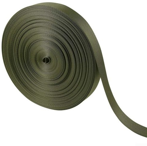 Green Garden Twine - Spago per supporto per alberi e piante, in nylon, verde militare (2 cm x 10 m)