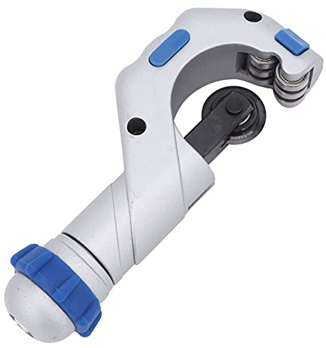 Cortatubos, Tipo de Rodillo de Rodamientos Ajuste Manual de Perilla Cortatubos para Cortar Tubos PPR de Cobre, Aluminio, Acero Inoxidable, Rango de Corte de 6-50 Mm