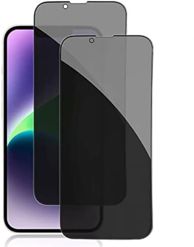 h24z 2 Stück 3D Sichtschutzfolie kompatibel für iPhone 13/13 Pro 6,1 zoll – 9H Härte, Kratzfest, Ultra-HD-Sichtschutz, Anti-Spionage,staubdicht,Anti-Fingerabdruck,Privatsphäre Glasfolie