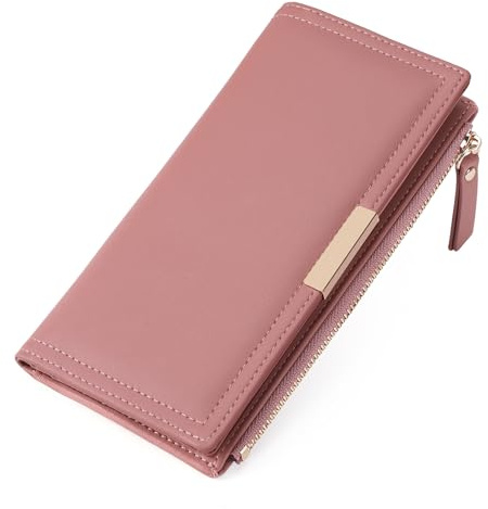 BVEOGMRO Slim Women's Wallet Ladies Credit Card Holder Bifold RFID Blocking