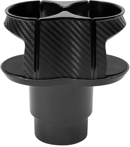 Car Cup Holder Expander for Vehicles, Multi-functional Dual Drink Organizer, Adjustable Base, Auto Closing Design, Fits Various Coffee Mugs Bottles, Universal Auto Interior Accessories