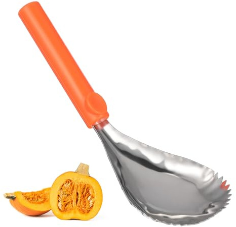 VERDANVERSE Strumento Manuale in Acciaio Inossidabile per Intagliare e Frutta Cucchiaio Raschietto per Scavino e Separazione Utensile Compatto e Facile da Colore