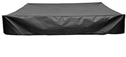 Generic Waterproof Oxford Cloth Garden Sandpit Cover with Drawstring 155x155x20cm, Dustproof Sandpit Protector for Outdoor Playground and ’s Small Bath Pool