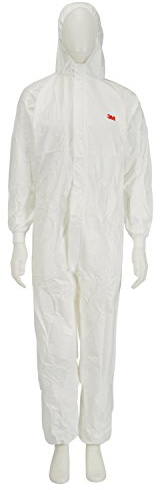 3M 50198M Einweg-Overall, Weiß mit blauem Rückenpanel