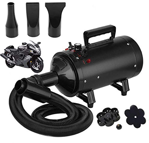 2800W Motorbike Dryer,Car Bike Air Dryer Blower,- Powerful,Portable Bike Dryer for Drying,Dusting,Drying and Valeting Motorcycles and Other Vehicles Inaccessible Areas with High Pressure Air Flow