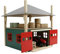 Kids Globe Farming Heuschober (Scheune aus Holz, mit Speicher, Maßstab 1:32) 610086