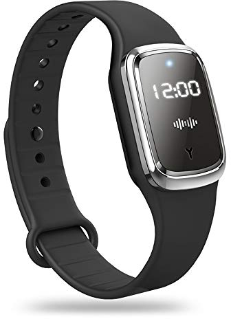 Ultrasonic Mosquito Repellent Bracelets Anti Mosquito Repeller Wristband Watch Bands USB Charge Waterproof Portable for Children Adults (Black)