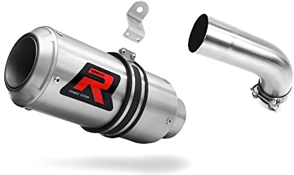 DOMINATOR Terminale di Scarico Marmitta Silenziatore GP compatibile con DL 1050 V - Strom/XT 2020-2024