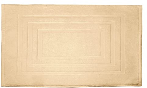 CapitanCasa Sophie - Alfombra de baño de rizo de algodón, color liso