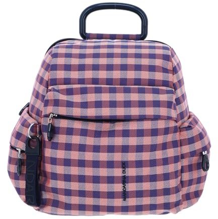 Mandarina Duck MD20, Zaino Donna, Vichy Pink, Taglia Unica