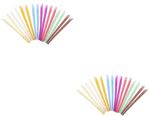 Healeved 16paia Candela Aromatica Per Orecchie Per Pulizia Cerume Design Per Maggiore Aspirazione Pratica e Resistente Soluzione Per Orecchie Bloccate